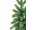 Штучна лита блакитна ялинка в горщику з лози, 0,9 м